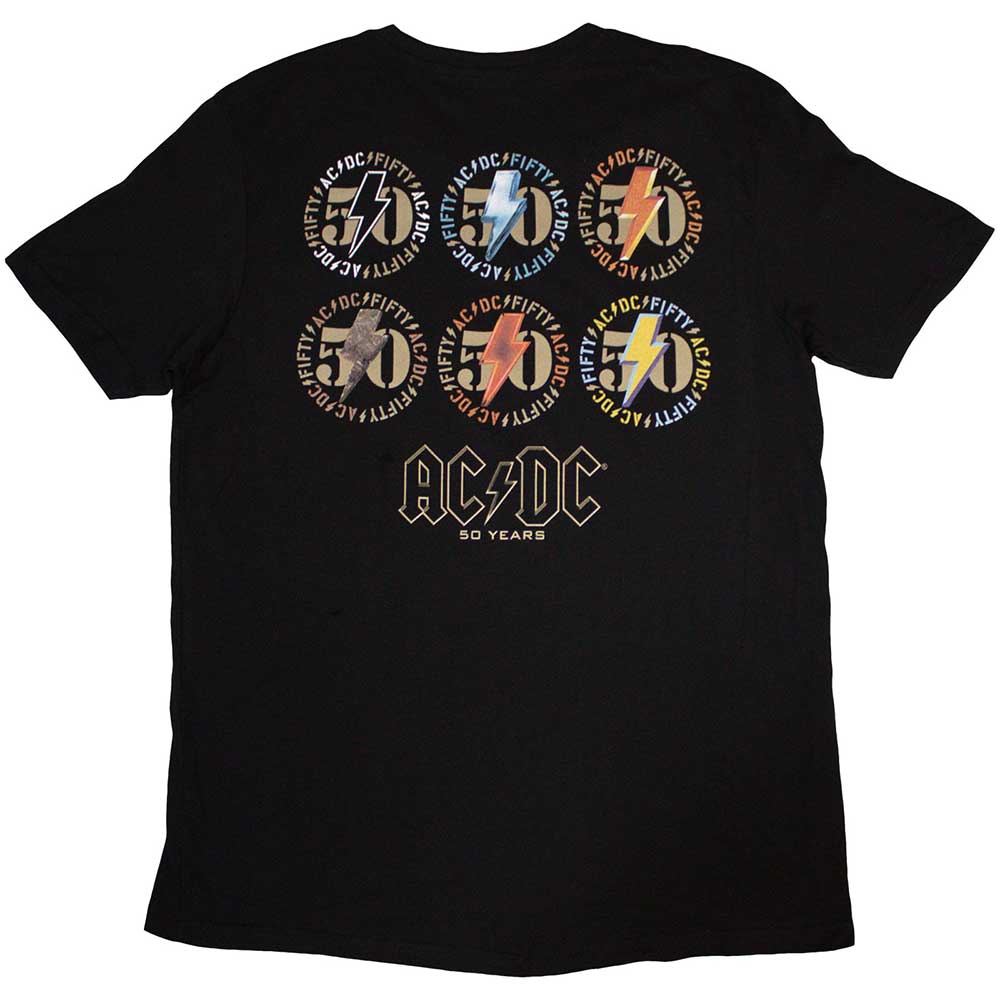 AC/DC T-Shirt: Emblems (Back Print) product image 3