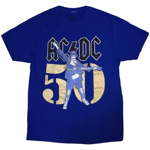 AC/DC T-Shirt: Gold Fifty product image 1