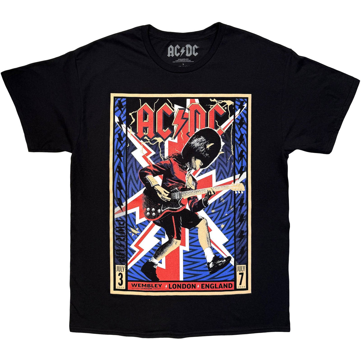 AC/DC T-Shirt: London (Black) product image 1