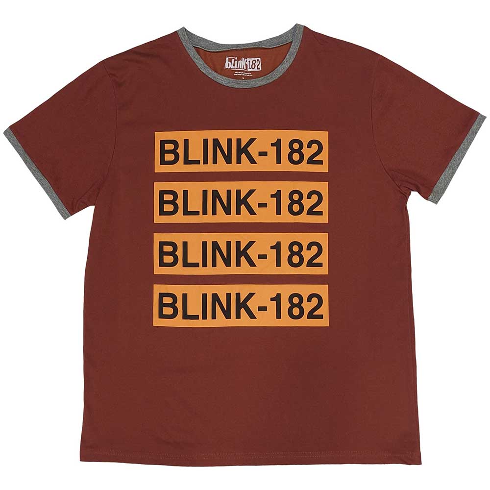 Blink-182 Ringer T-Shirt: Logo Repeat product image 2