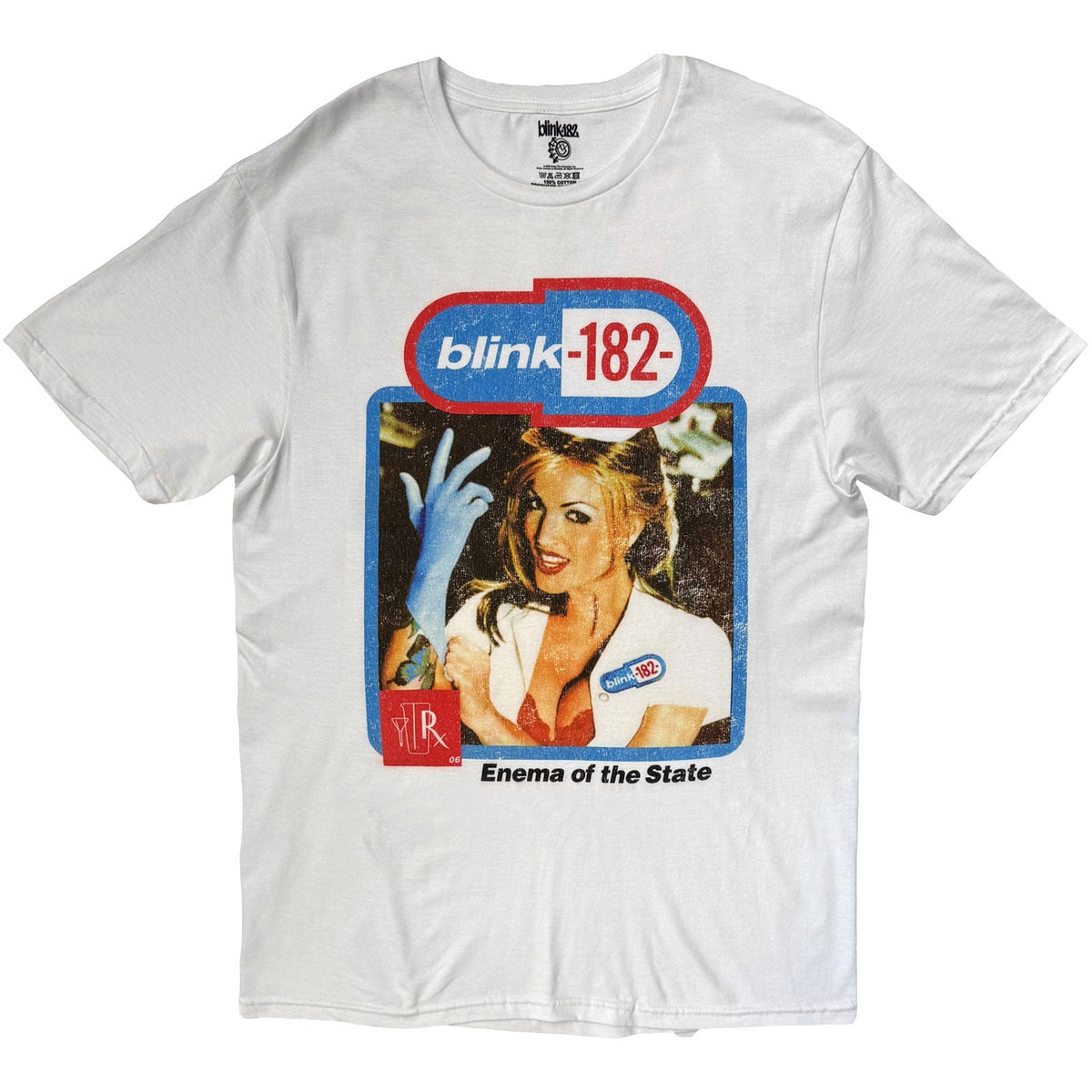 Blink-182 T-Shirt: Enema Of The State (White) (Back Print) product image 3