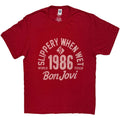 Bon Jovi T-Shirt: 1986 World Tour (Red) product image 1