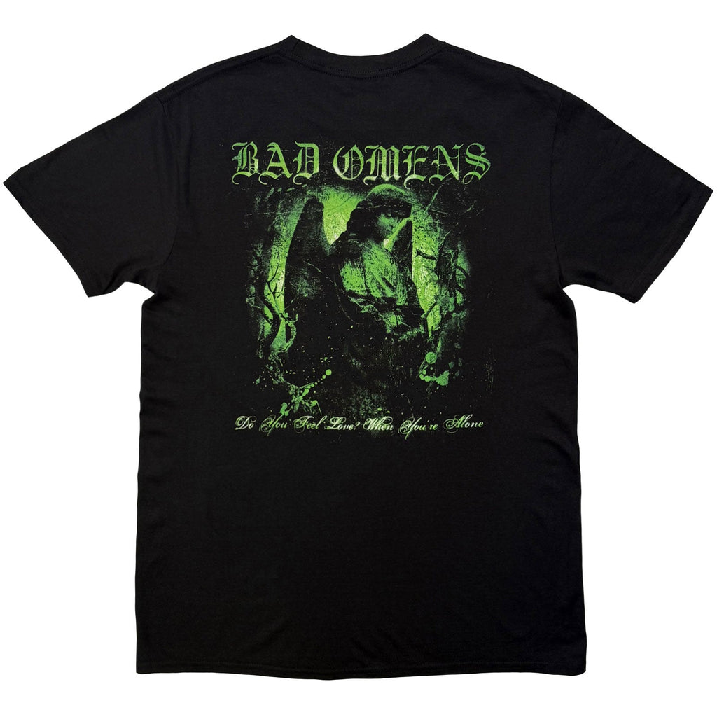 Bad Omens T-Shirt: Green Angel (Black) (Back Print) product image 2