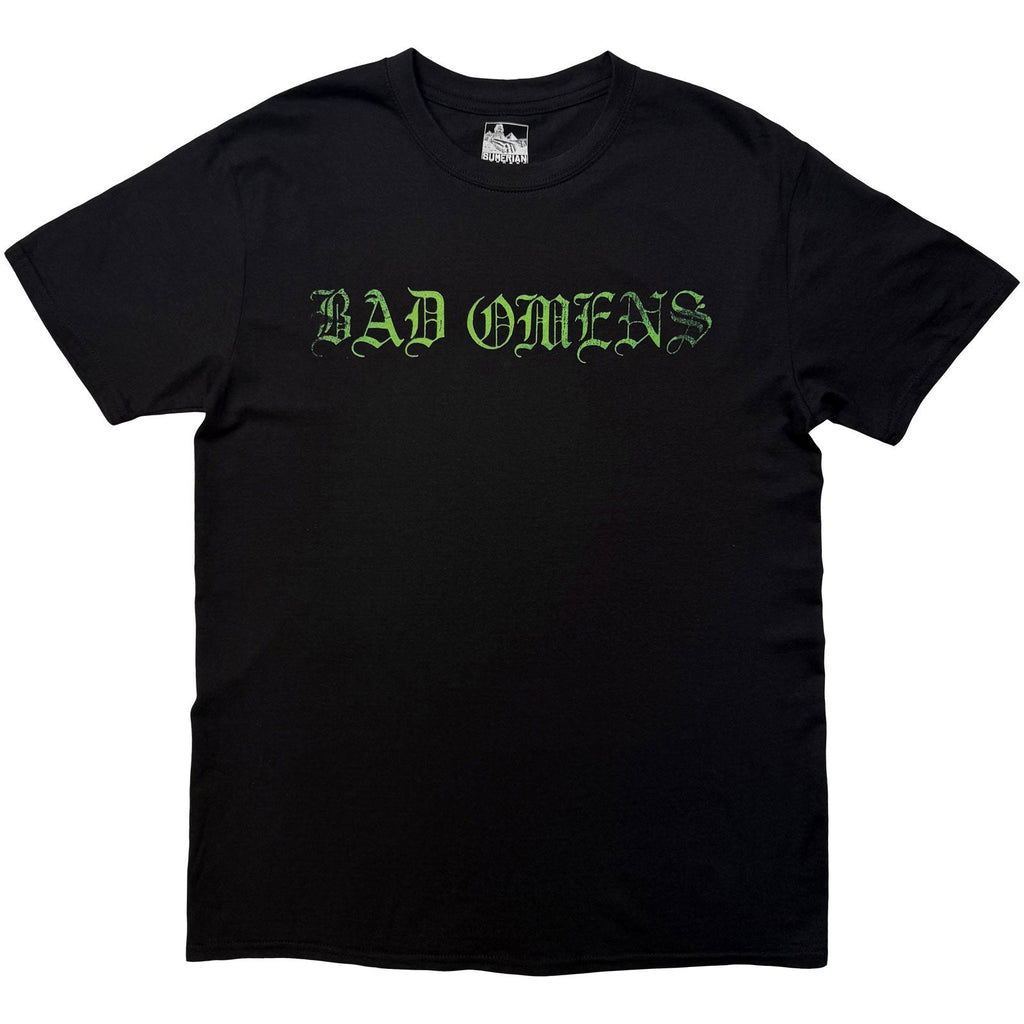 Bad Omens T-Shirt: Green Angel (Black) (Back Print) product image 3