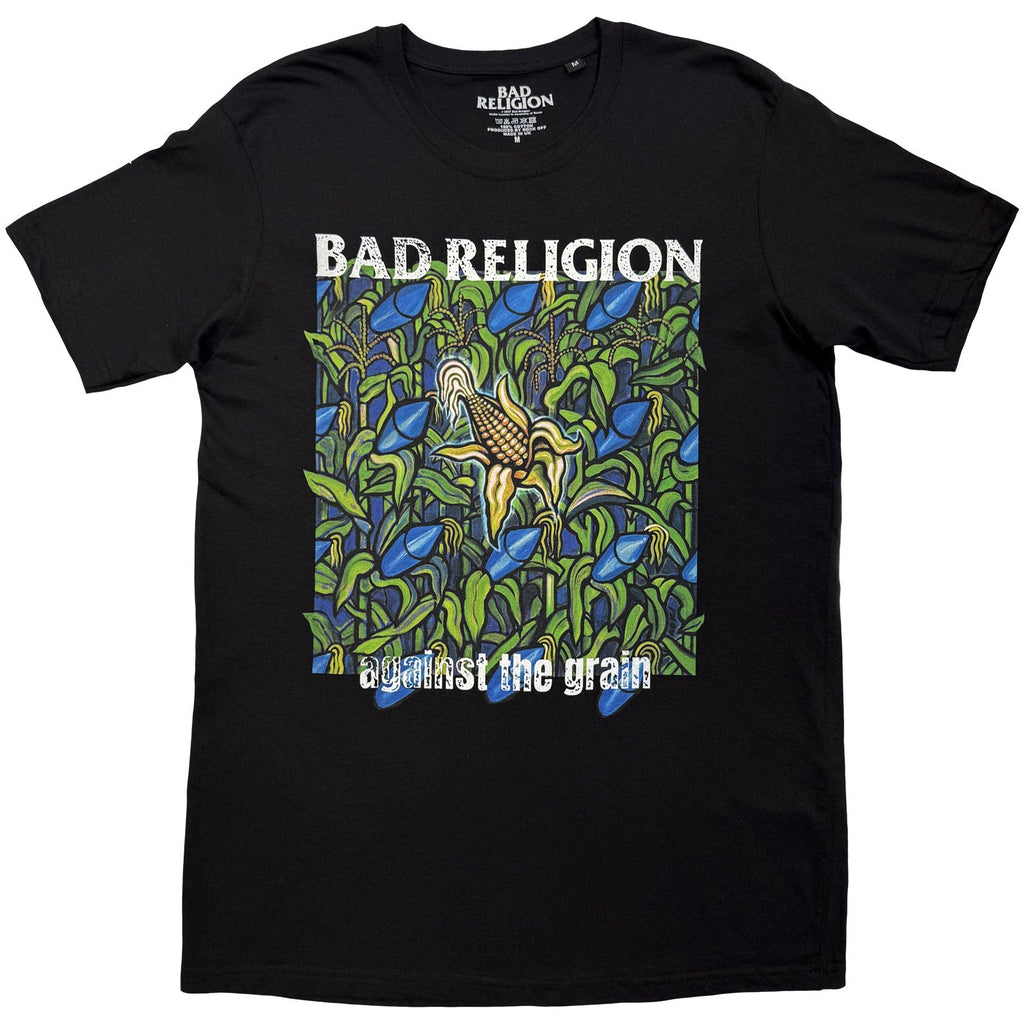Bad Religion T-Shirt: Against The Grain (Black) (Back Print) product image 3