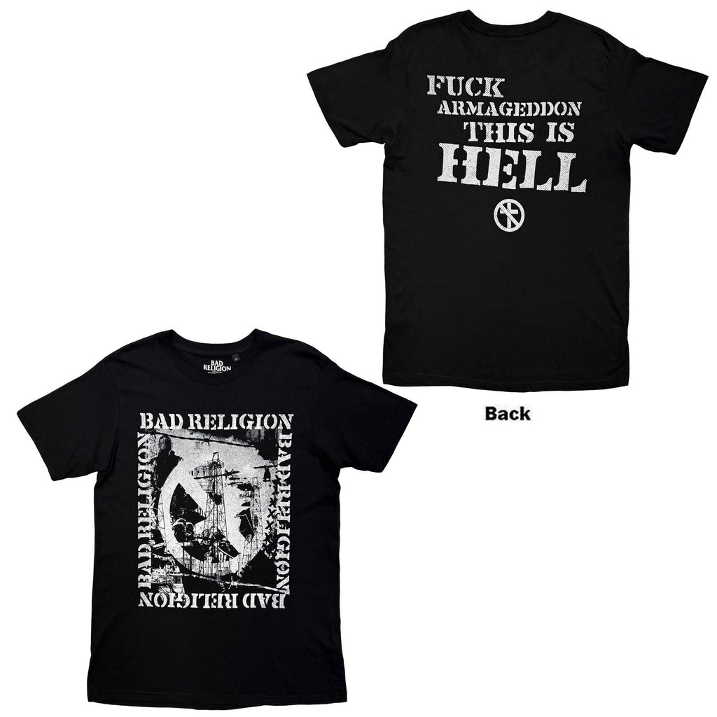 Bad Religion T-Shirt: This Is Hell (Black) (Back Print) product image 1