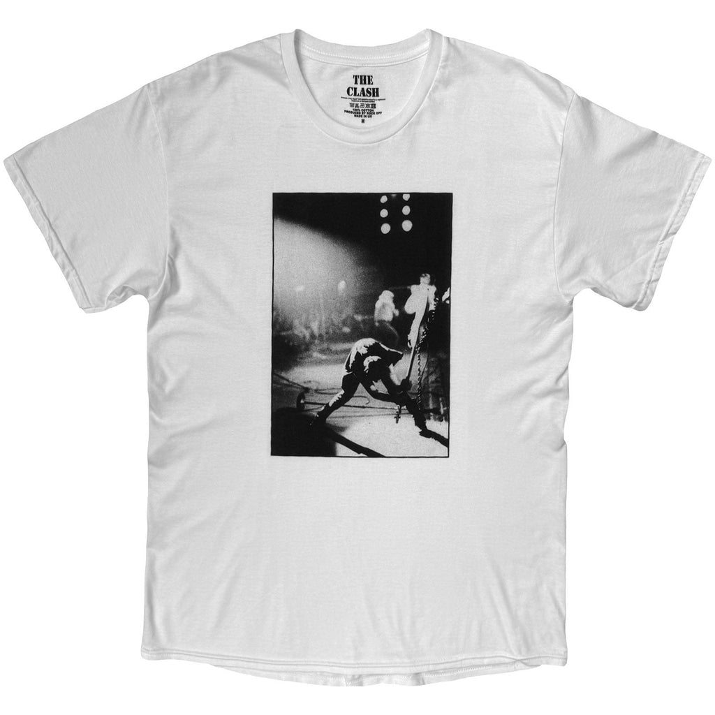 The Clash T-Shirt: Guitar Smash (White) (Back Print) product image 3