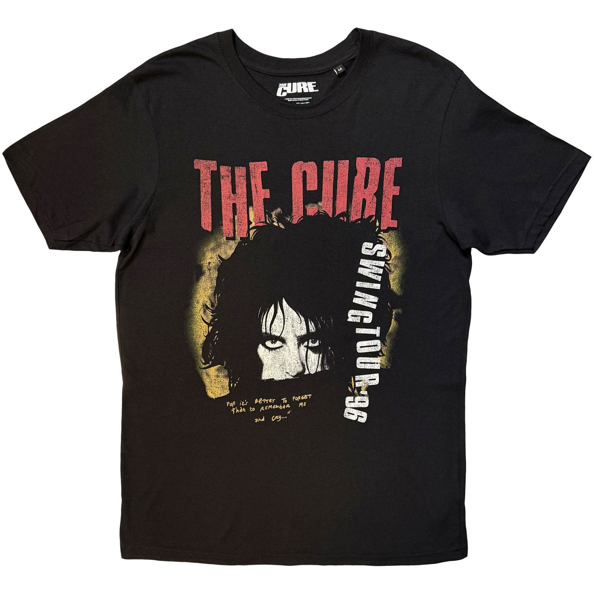 The Cure T-Shirt: Swing Tour '96 (Black) (Back Print) product image 3