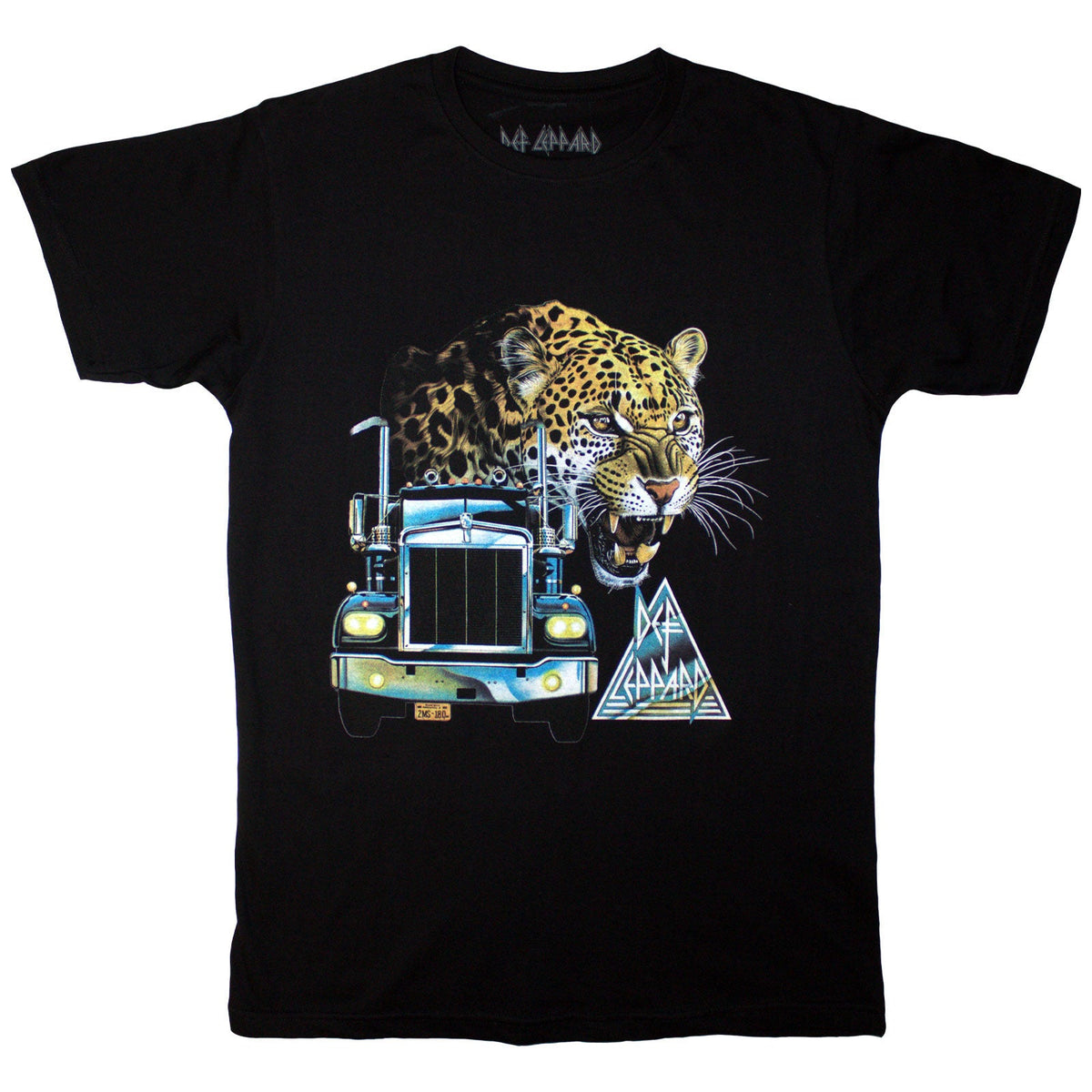 Def Leppard T-Shirt: Truck (Black) product image 1