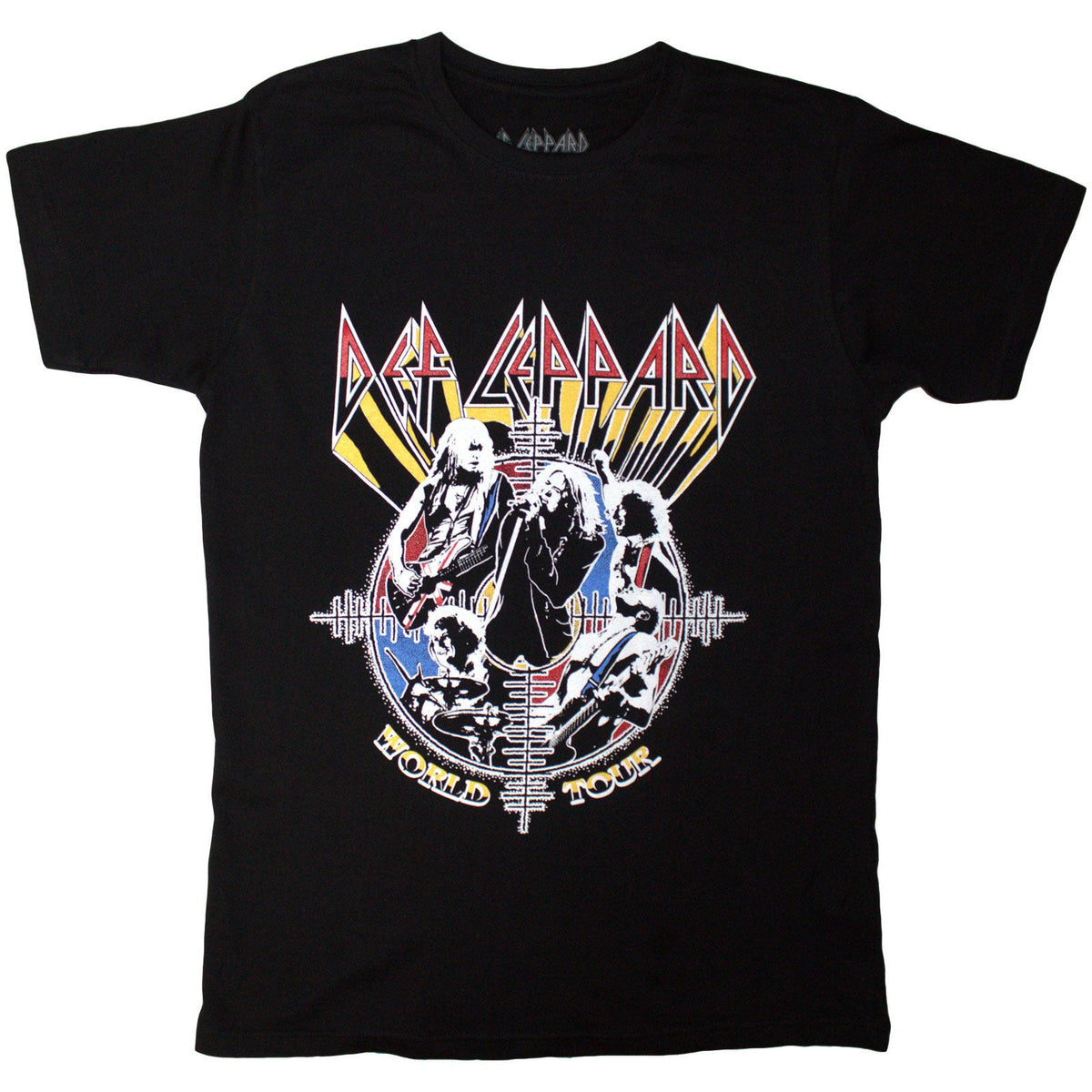 Def Leppard T-Shirt: World Tour (Black) product image 1