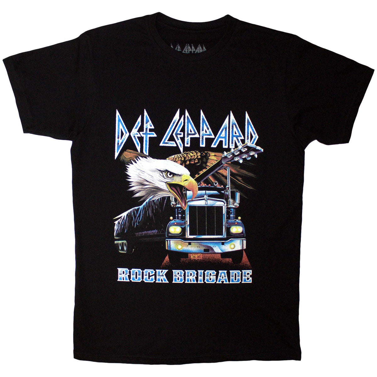 Def Leppard T-Shirt: Rock Brigade Truck (Black) product image 1