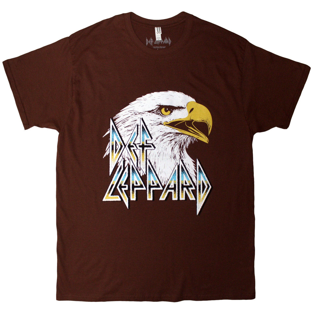 Def Leppard T-Shirt: Eagle (Brown) product image 1
