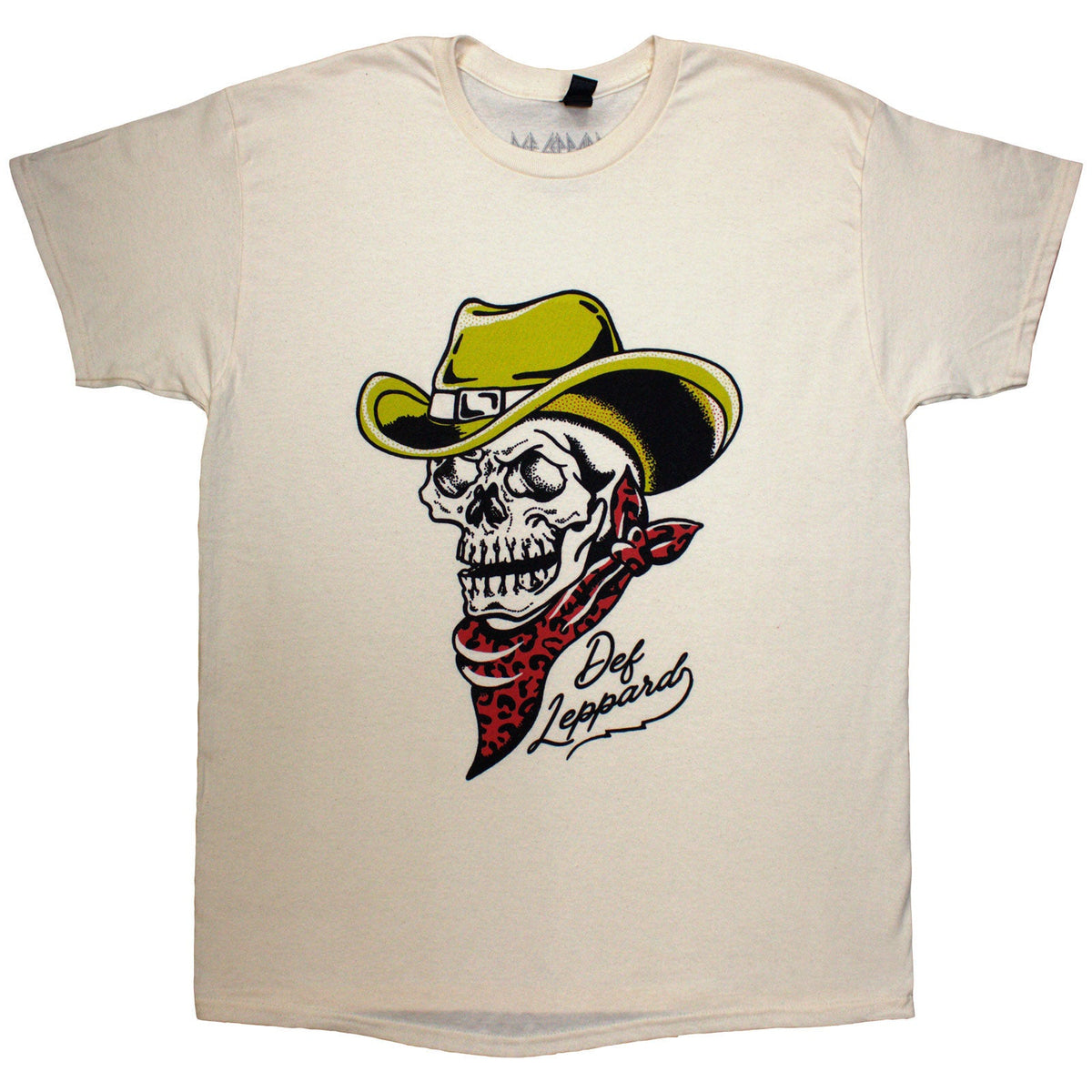 Def Leppard T-Shirt: Cowboy (Natural) product image 1