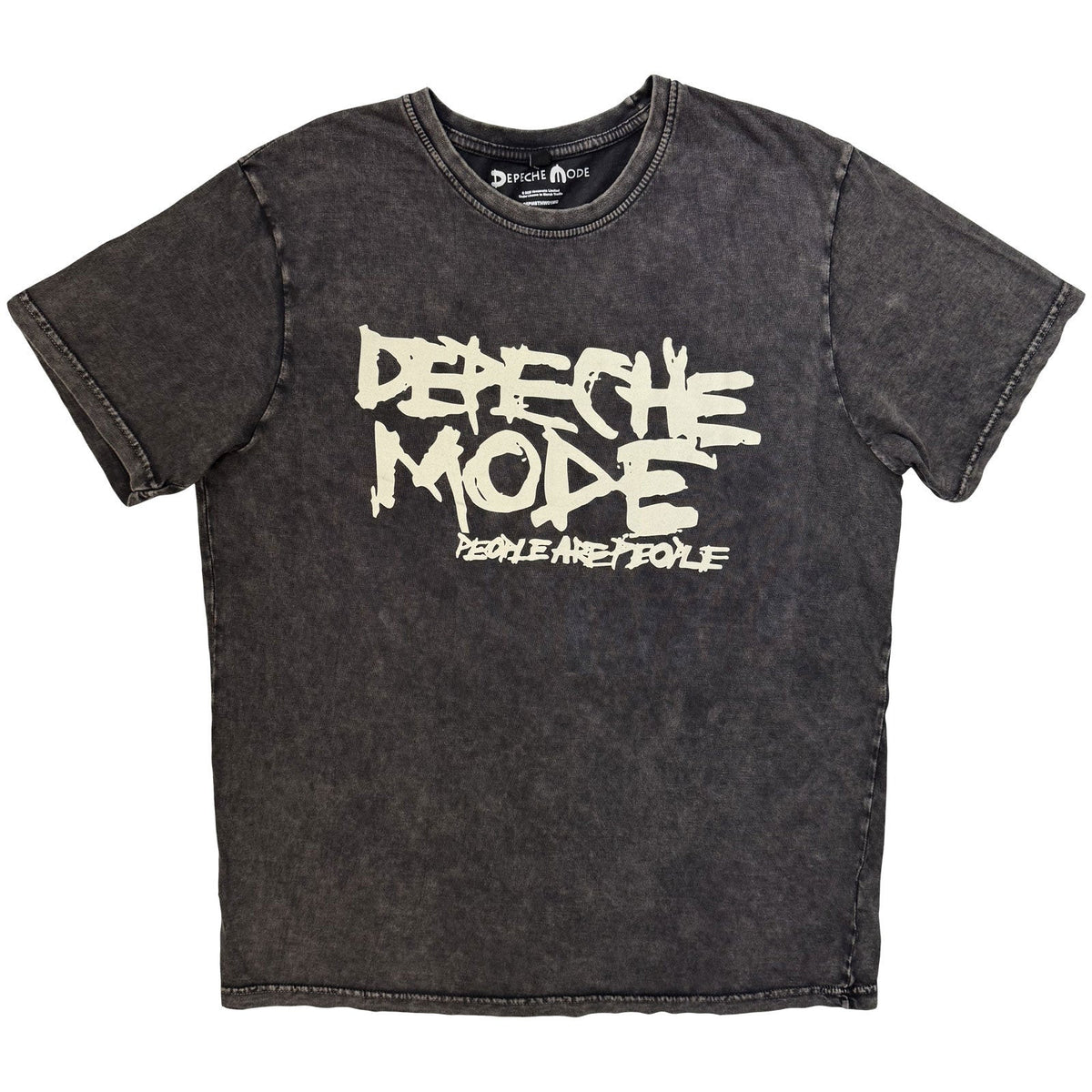 Depeche Mode Stone Wash T-Shirt: People Are (Charcoal Grey) product image 1
