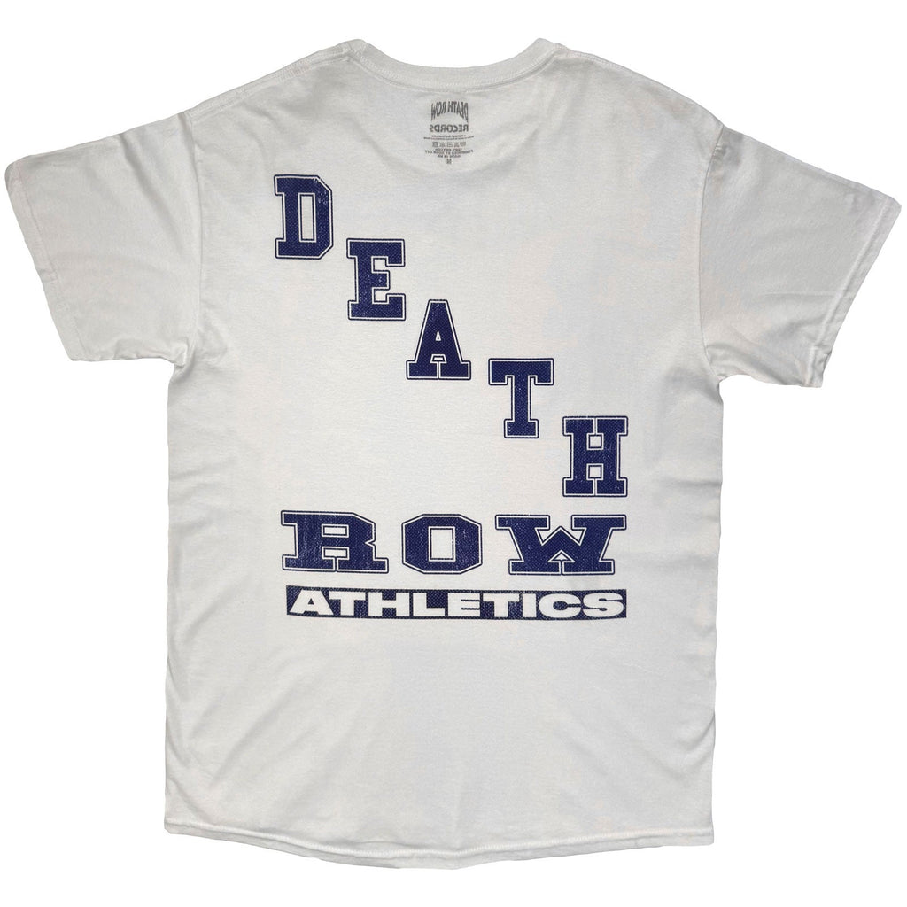 Death Row Records T-Shirt: Hockey (White) (Back Print) product image 2