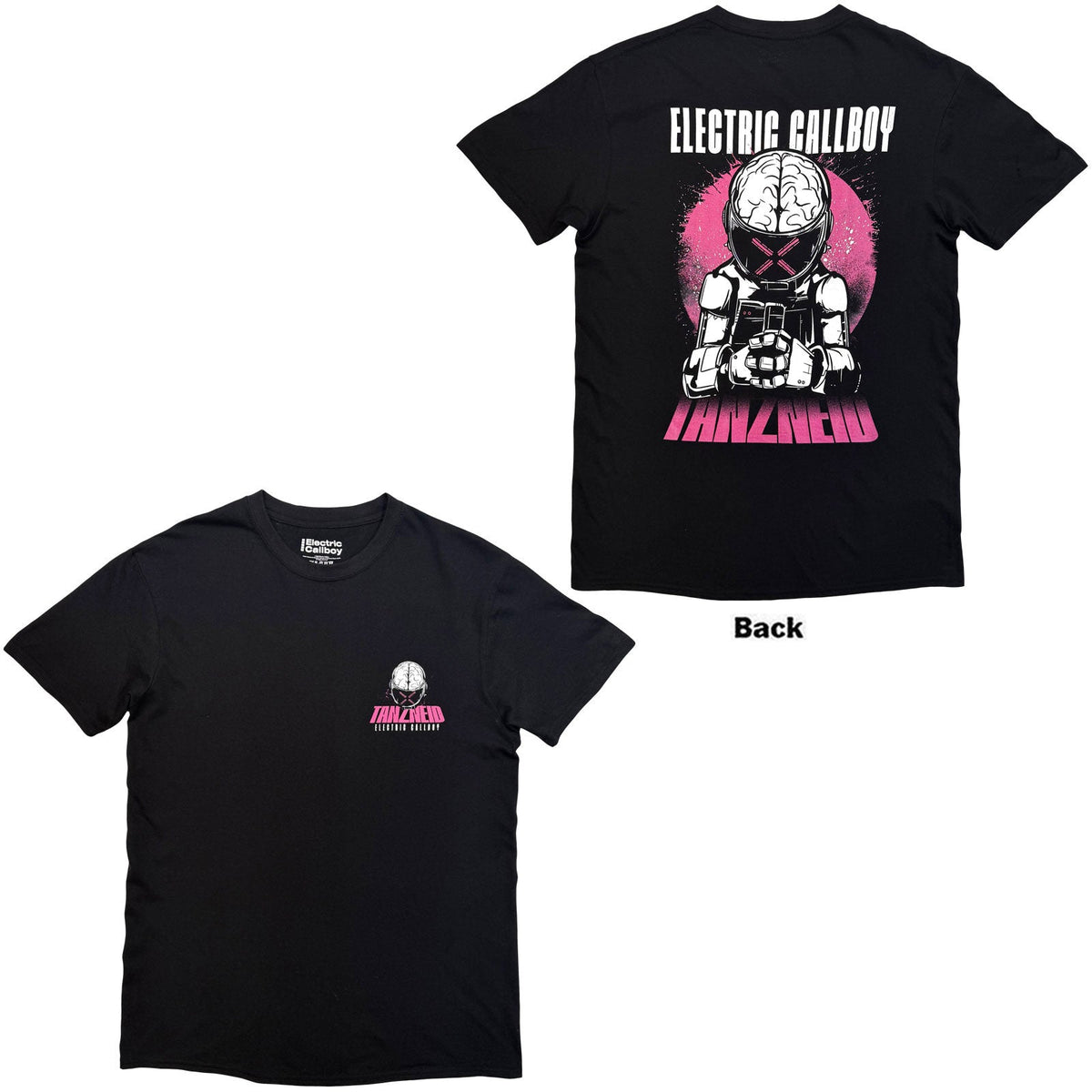 Electric Callboy T-Shirt: Tanzneid Robot (Black) (Back product image 1