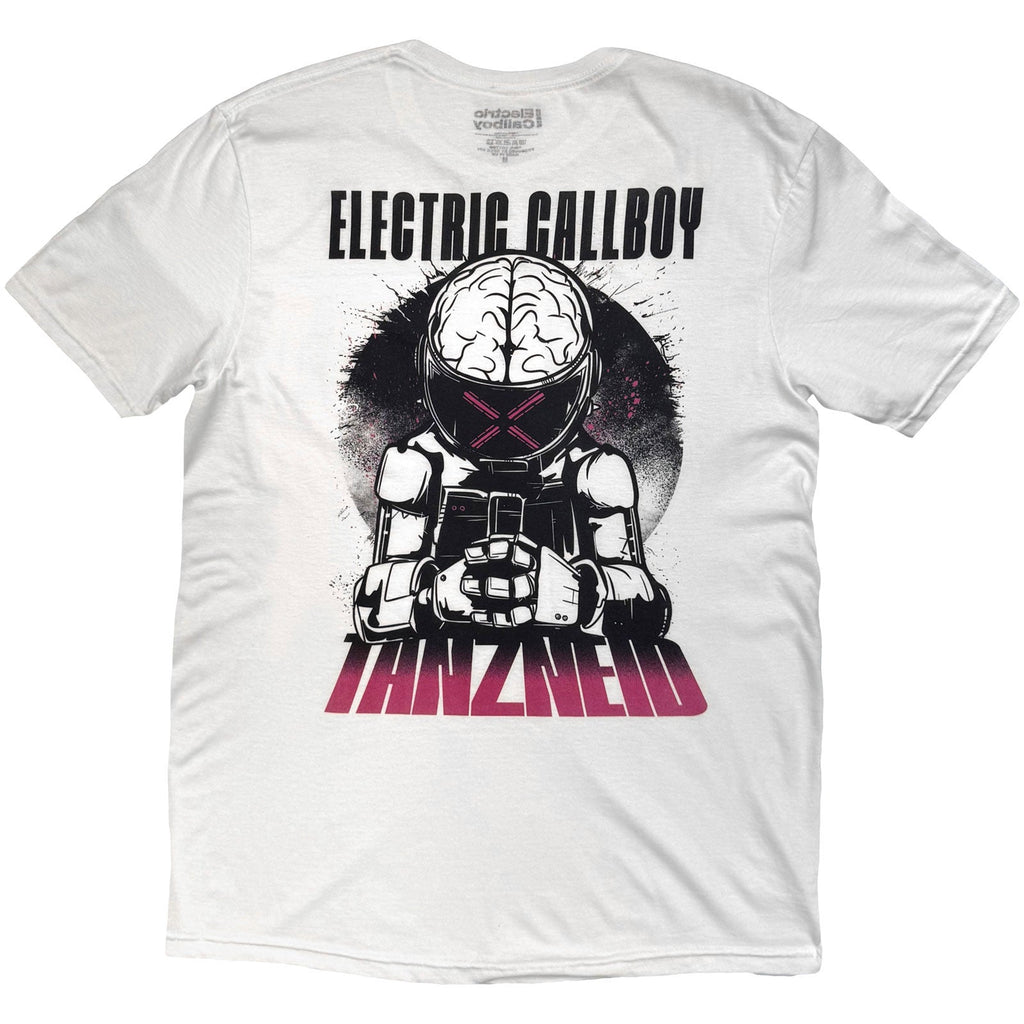 Electric Callboy T-Shirt: Tanzneid Robot (White) (Back product image 2