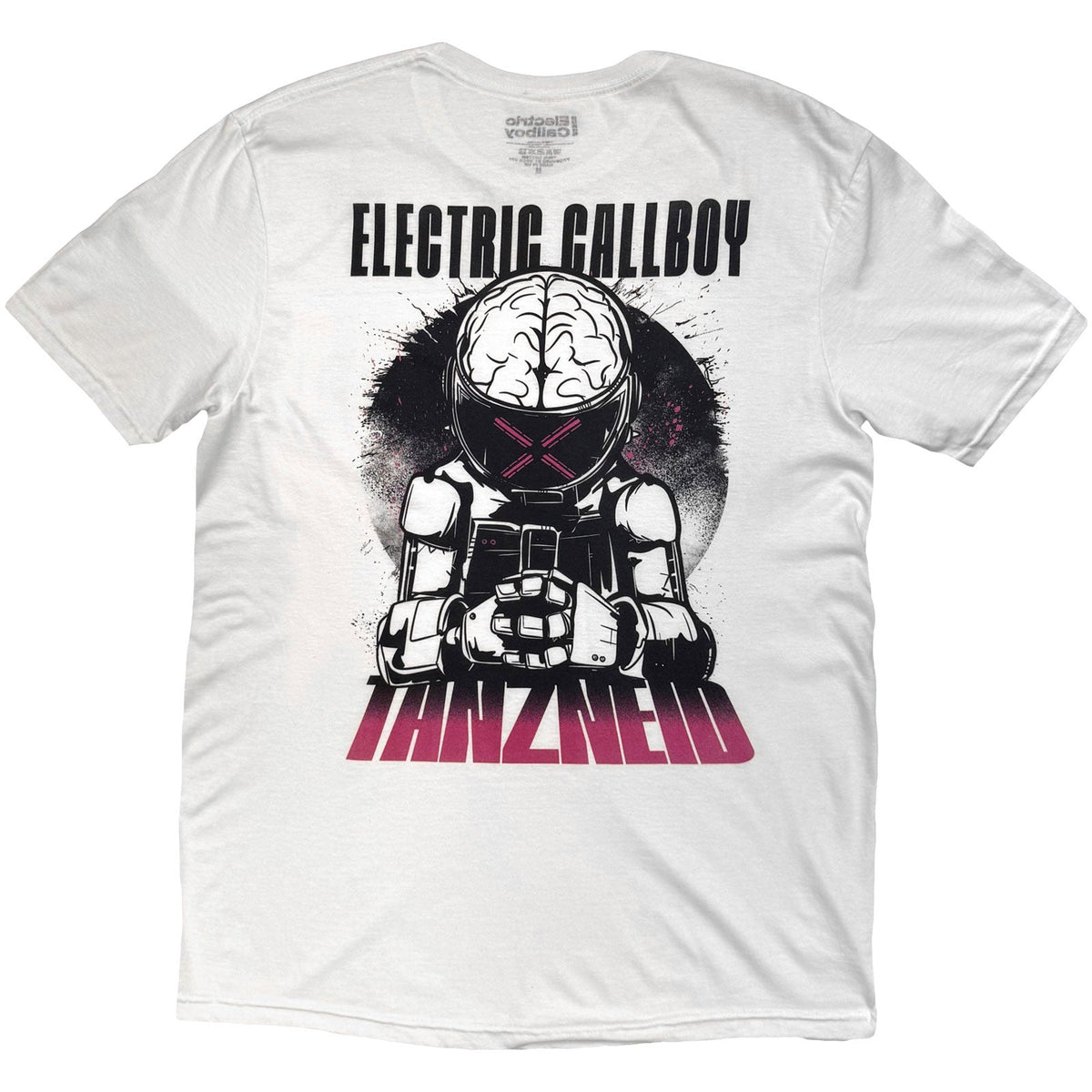 Electric Callboy T-Shirt: Tanzneid Robot (White) (Back product image 2