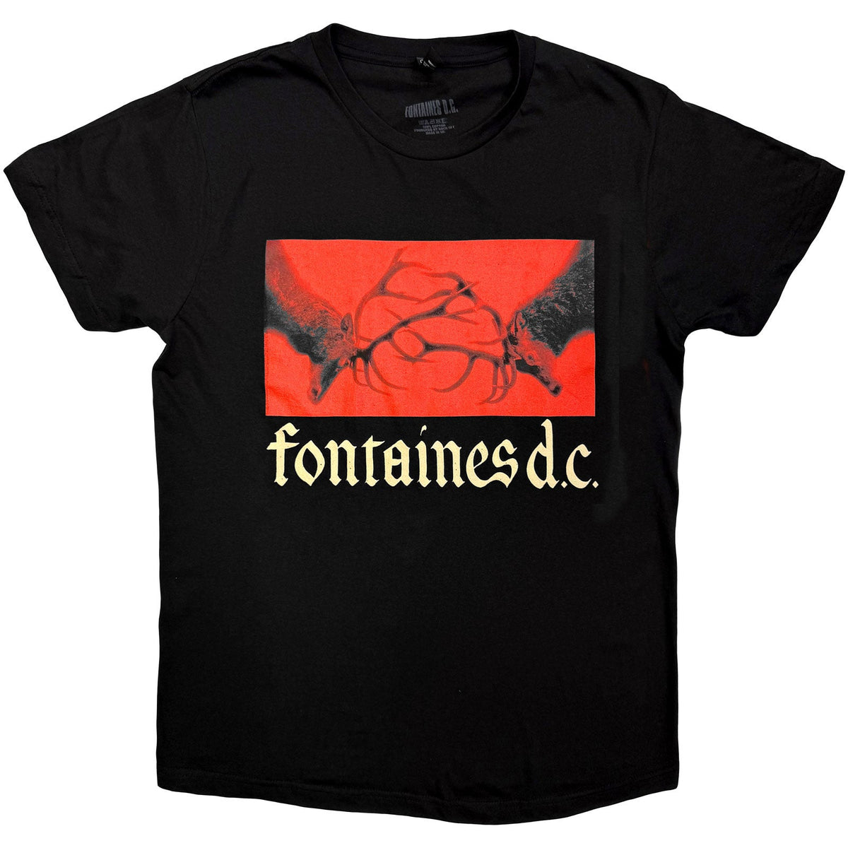 Fontaines D.C. T-Shirt: Clashing Stags (Black) product image 1