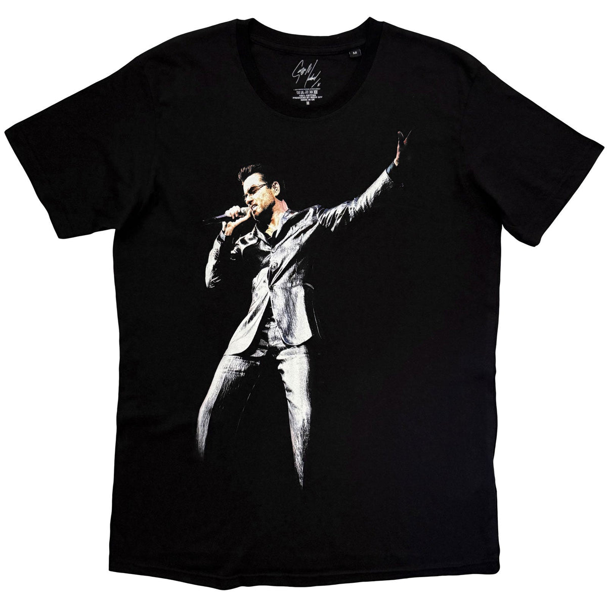George Michael T-Shirt: Black Front product image 1