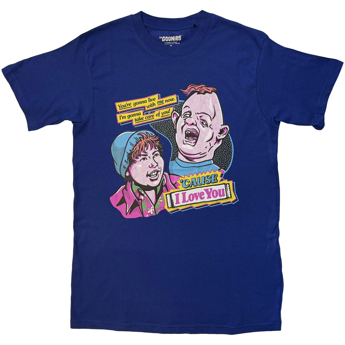 The Goonies T-Shirt: Cause l Love You (Navy Blue) product image 1