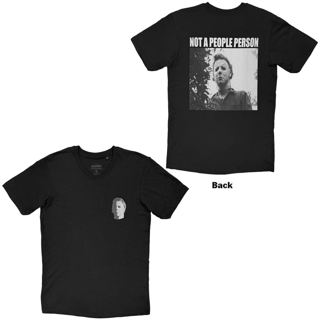 Halloween T-Shirt: Myers Not A People Person (Back Print) product image 1