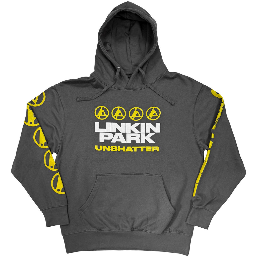 Linkin Park Pullover Hoodie: Unshatter (Charcoal Grey) product image 3