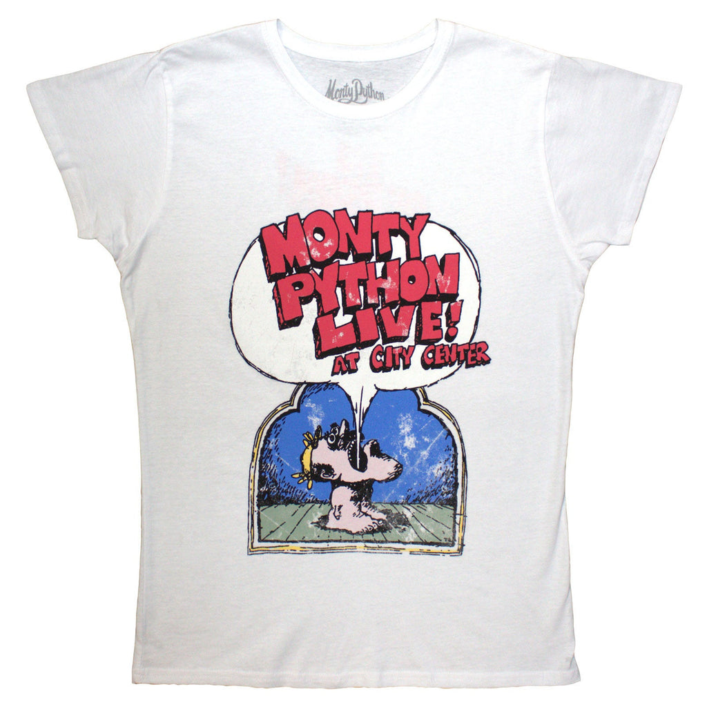 Monty Python Ladies T-Shirt: LIVE At City Centre (White) product image 3