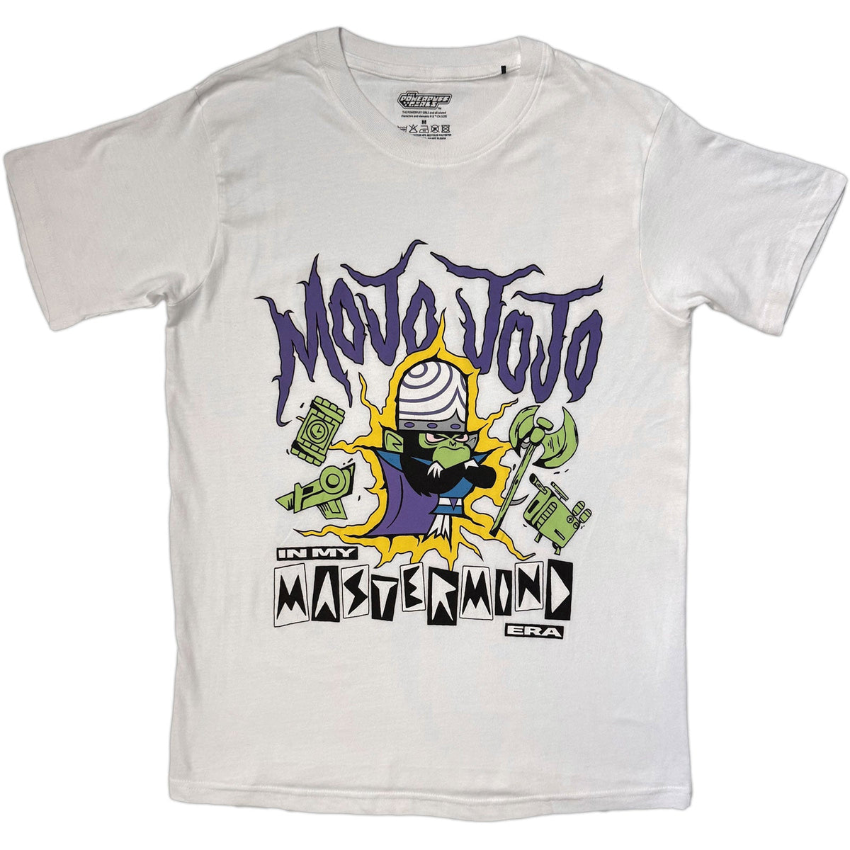 Power Puff Girls T-Shirt: Mojo Jojo Mastermind (White) product image 1