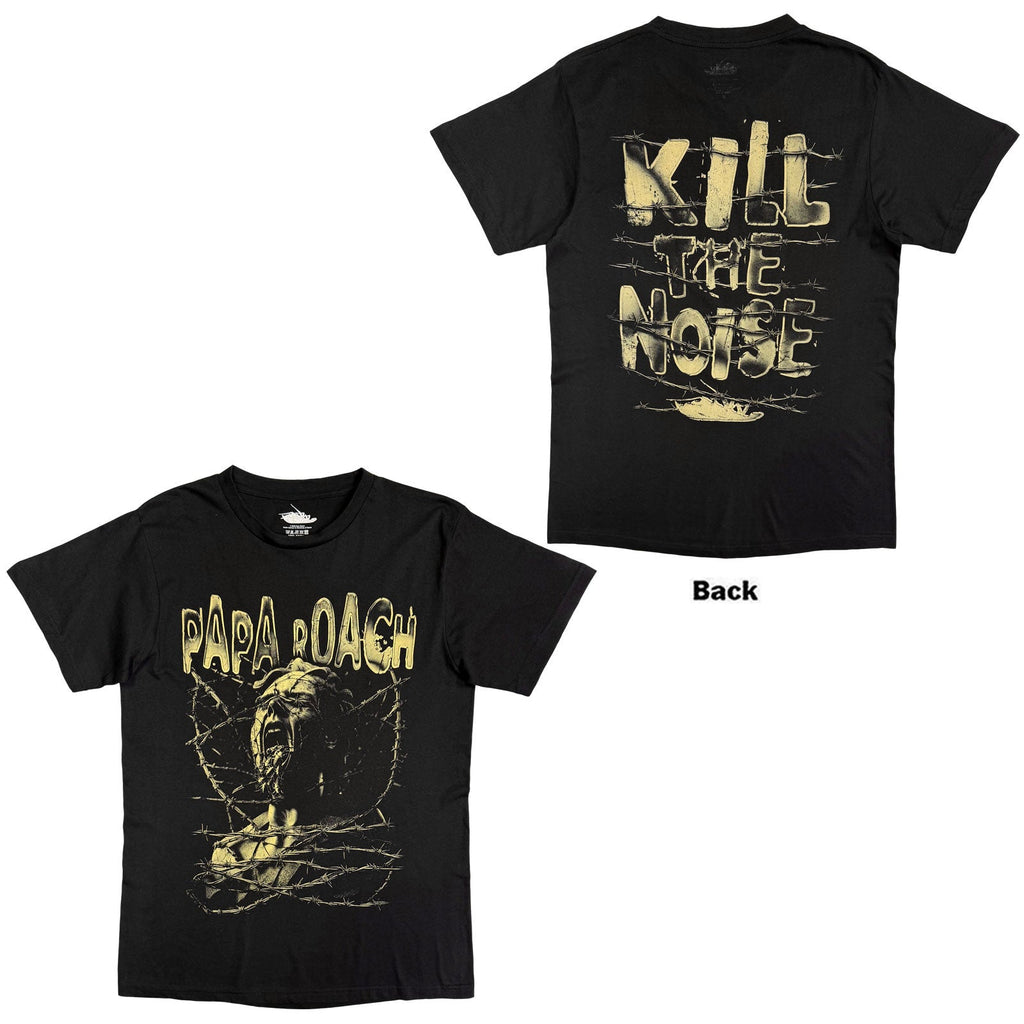 Papa Roach T-Shirt: Kill The Noise (Black) (Back Print) product image 1