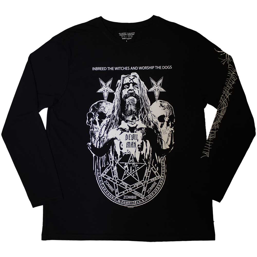 Rob Zombie Long Sleeve T-Shirt: Devil Man Print) product image 2