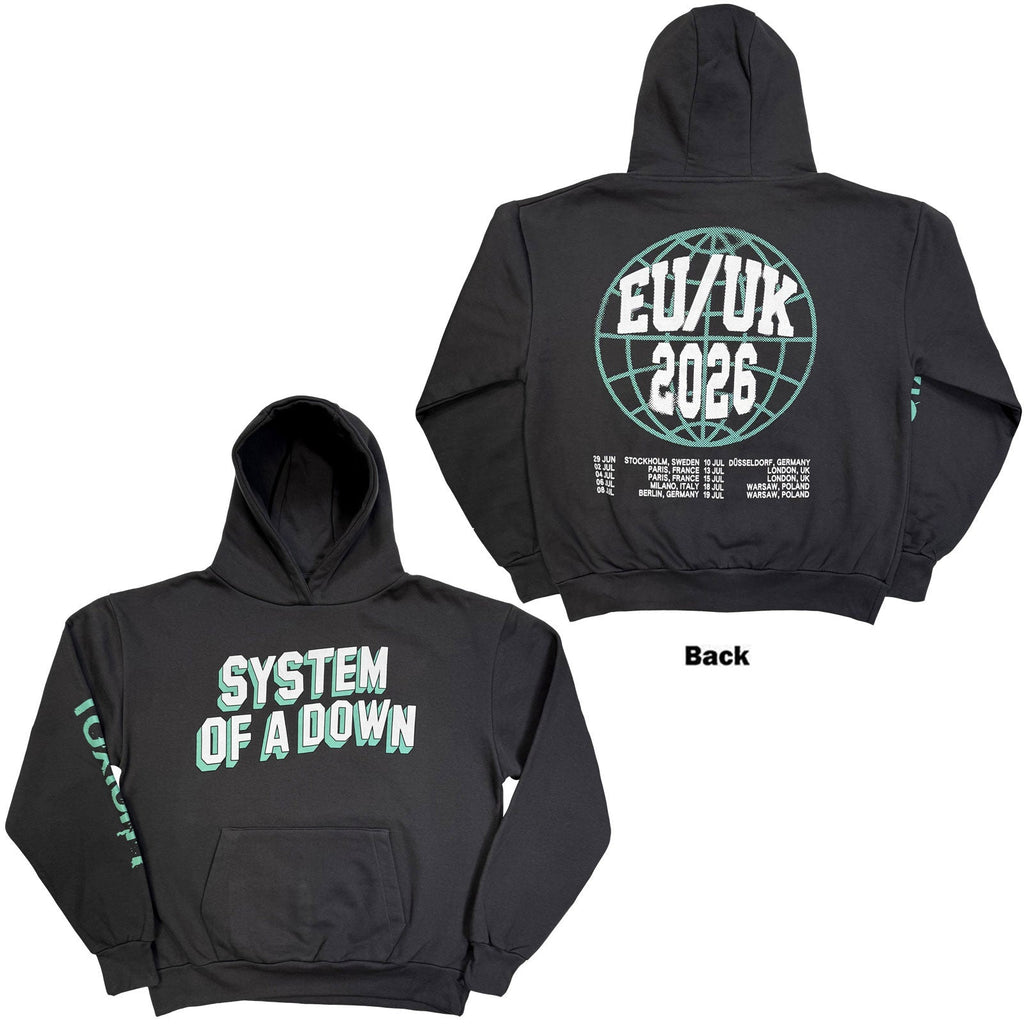 System Of A Down Pullover Hoodie: Hollywood Logo Tour '26 product image 1