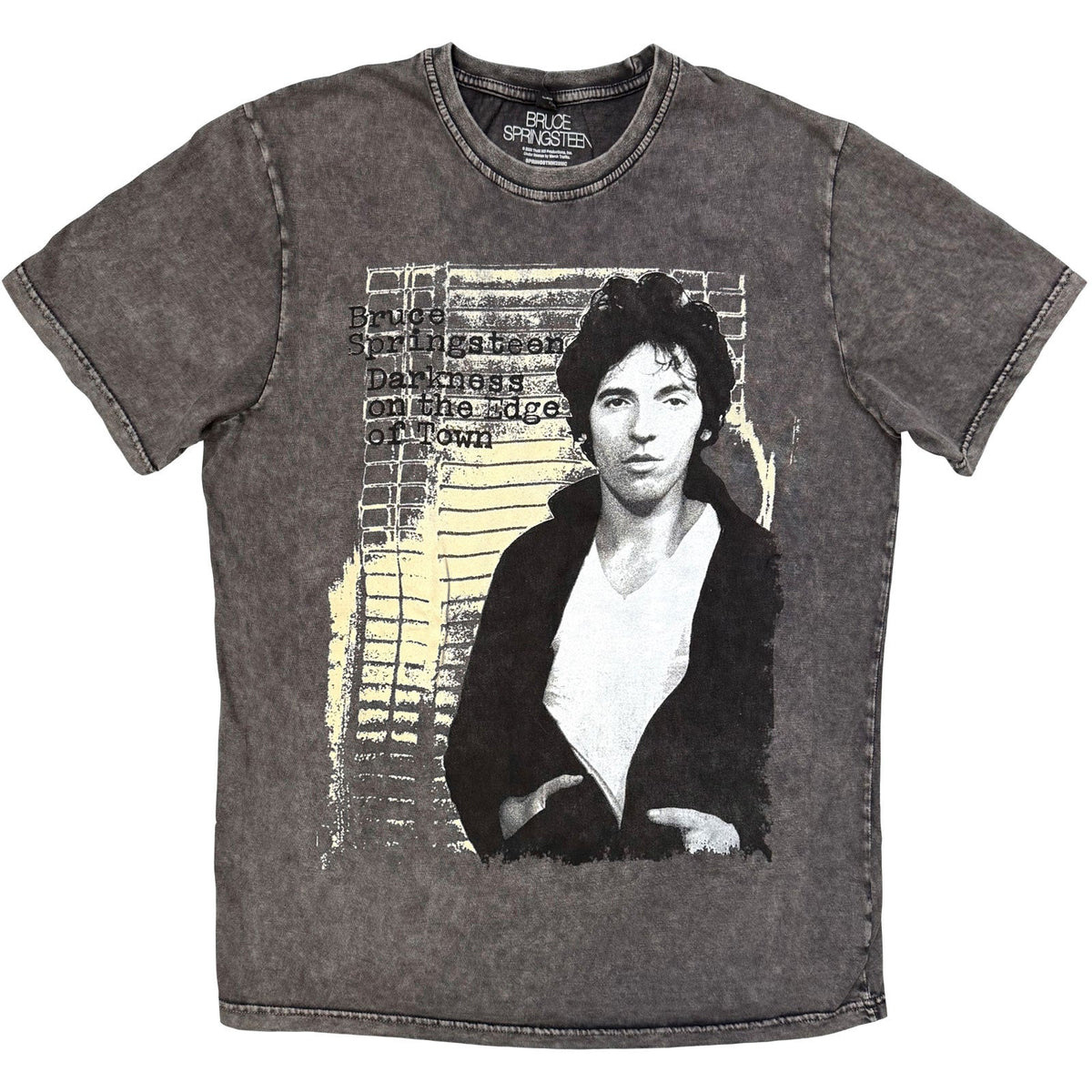 Bruce Springsteen Stone Wash T-Shirt: Darkness on the Edge product image 1