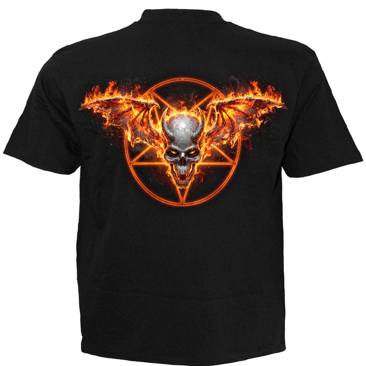 Spiral T-Shirt: Skeletal Worship (Black) (Back Print) product image 2