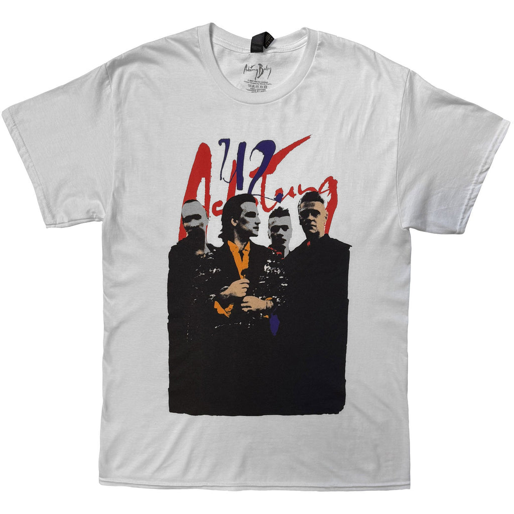 U2 T-Shirt: Achtung Baby Zoo TV Tour (White) (Back Print) product image 3